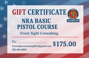 NRA Basic Pistol Course