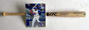 Vladimir Guerrero Jr. Signed Rawlings Baseball Bat