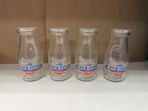 Blue Bunny Vintage Milk Bottles