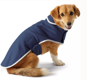 Lands End Fleece Dog Jacket, XL
