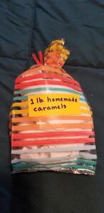 1 Pound Homemade Caramels - bag 1