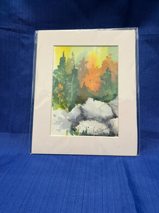 007. "Firey Forest" by Ruth O'Connell