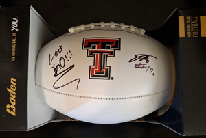 Autographed Jacob Rodriguez Football