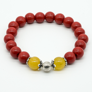 Faux Coral Bracelet Worn Few Weeks