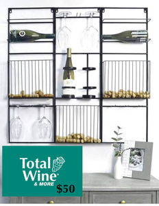 Decorative Wall Mounted Wine Rack