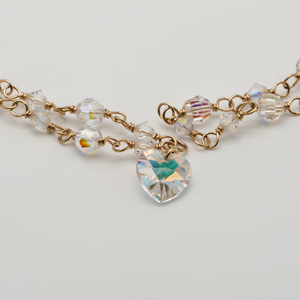 Tiny Crystal Mala from Krishna Statue