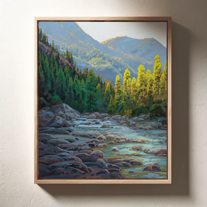 “Follow the Light” Fine Art Canvas Print, 30x24"