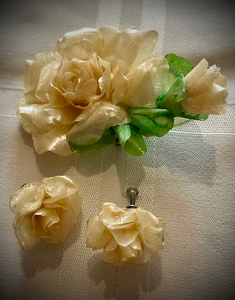 Vintage Brooch and Earring Set