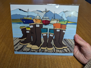 Print: Boats and Boots