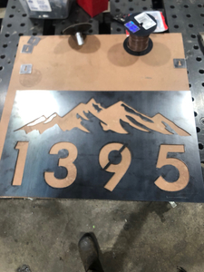 Custom Sign from Model Metal