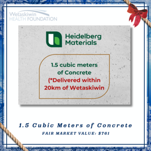 1.5 Cubic Meters of Concrete