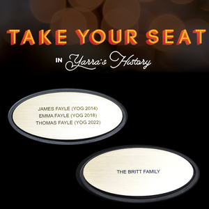 (19) Take Your Seat Plaque