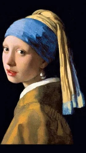 065 Freshwater pearl teardrop earrings