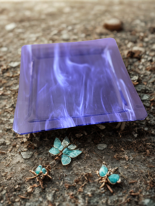 Swirl Handmade Glass Dish/Plate