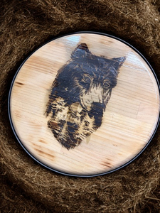 Metal Side Tables with Custom Wood Top