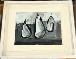 Three Pears, Acrylic, by Anthea Stilwell