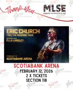 2 x Tickets to Eric Church, February 12, 2026