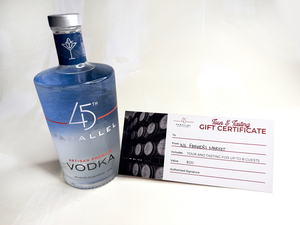 45th Parallel Distillery Tour and Bottle of Vodka