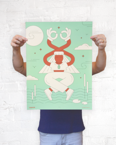 18x24 Screen Printed Poster | Capsule Agency