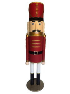 187:  100% Hand-Made Nutcracker