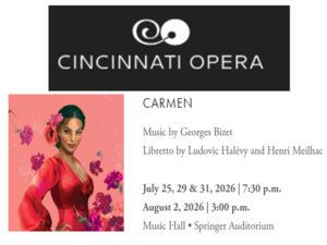 Cincinnati Opera - 2 tickets for summer 2026