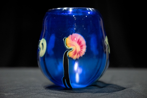 Blue Glass Vase