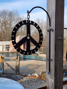 187: Recycled Metal Peace Sign