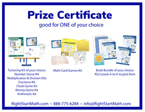 Right Start Math Gift Certificate