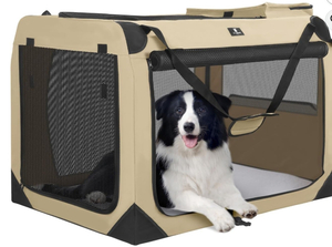 X-ZONE PET Large Dog Crate 3-Door Kennel