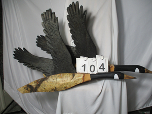 Carved Geese Wall hanging
