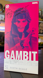 Autographed Sideshow 1/6th Gambit Figurine
