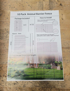 ARIFARO Animal Barrier Fence