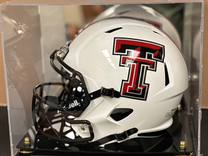 Autographed Jacob Rodriguez TTU Football W Helmet