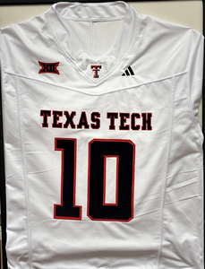 TTU Jacob Rodriguez Autographed White Jersey