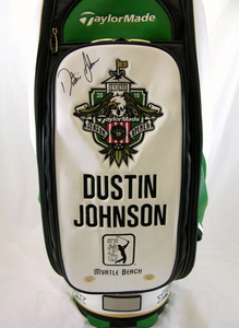 Signed DJ Golf Bag used at the PGA Championship