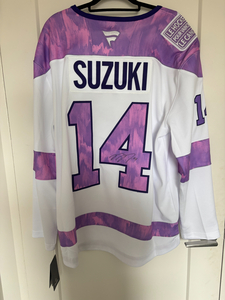 Signed Nick Suzuki Jersey WITH COA - Men's L