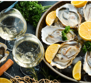 Seafood and Wine? Um, so much yes?