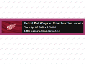 #058 Detroit Red Wings Vs. Columbus Blue Jackets