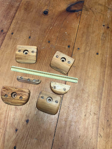 Set of Six Wood Crimps