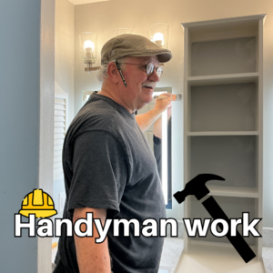 3 hours of handyman work