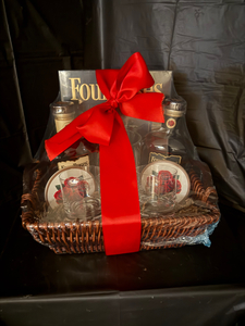 Four Roses Gift Basket