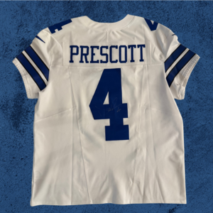 Dak Prescott Autographed Cowboys Jersey