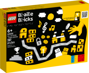 Lego Braille bricks set