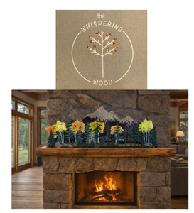 "Northern Lights Show" Large Mantle Piece