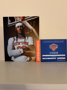 NY KNICKS JORDAN CLARKSON AUTOGRAPHED PHOTO