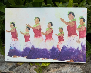 "Joy of Hula" Collage Print