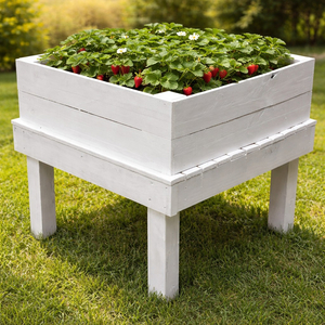 Handcrafted Strawberry Planter Box - No. 1