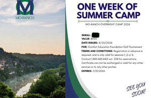 Mo-Ranch Summer Camp (1 Week)