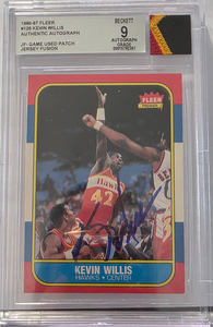 1986-87 Fleer Kevin Willis #126 – Signed
