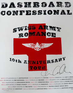 Dashboard Confessional Signed Poster